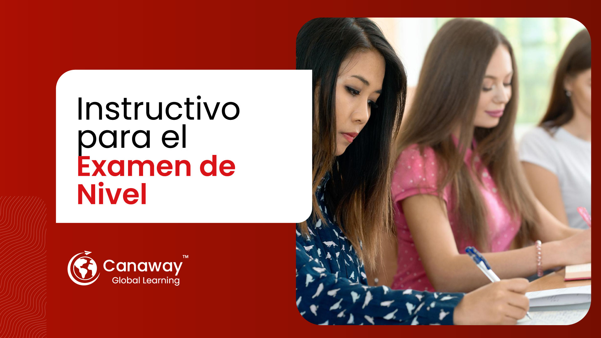 Instructivo para el examen de nivel