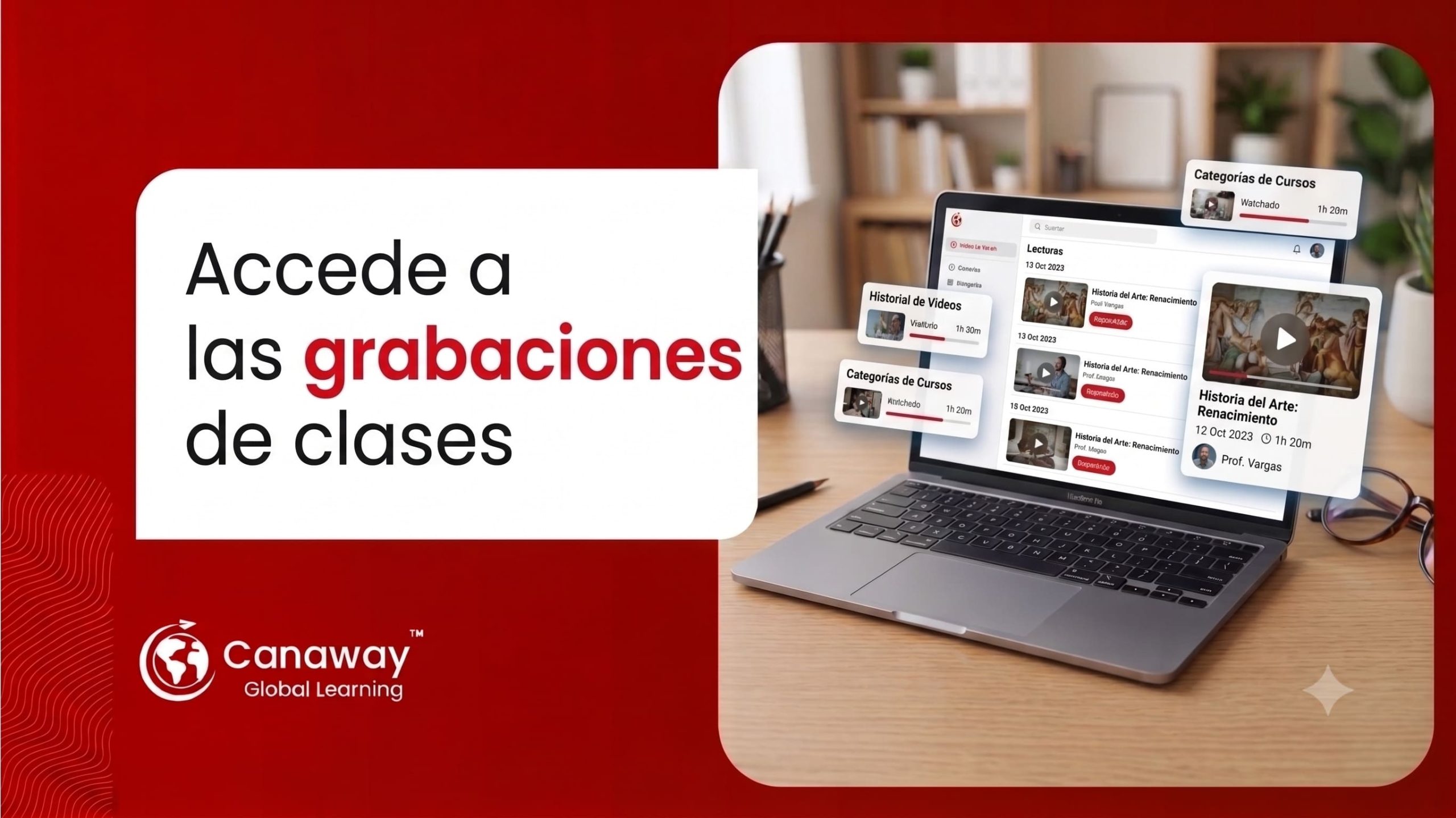 Accede a las grabaciones de clases